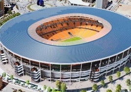 Aspecto que tendrá el nuevo Mestalla.