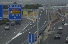 Acceso al aeropuerto.