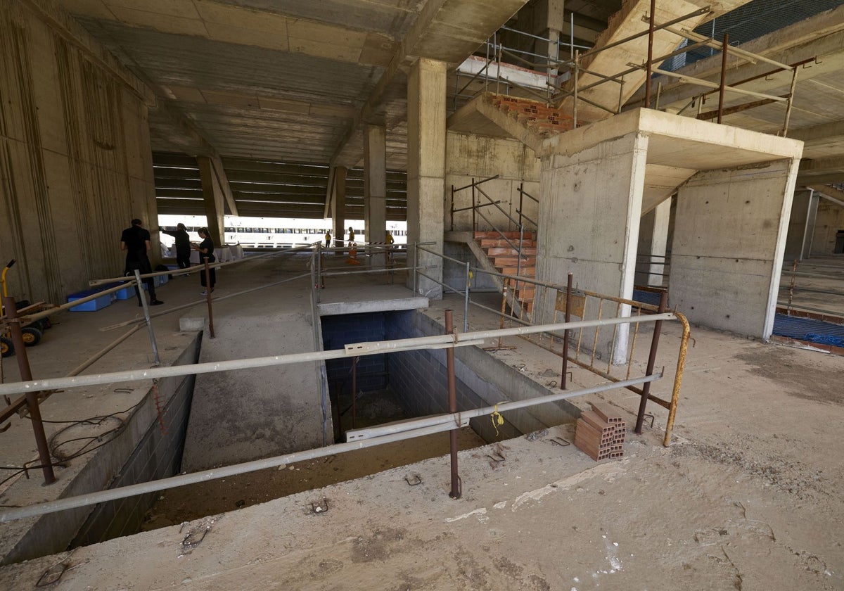 Estado del interior del nuevo Mestalla.