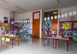 Una escuela infantil en una imagen de archivo.