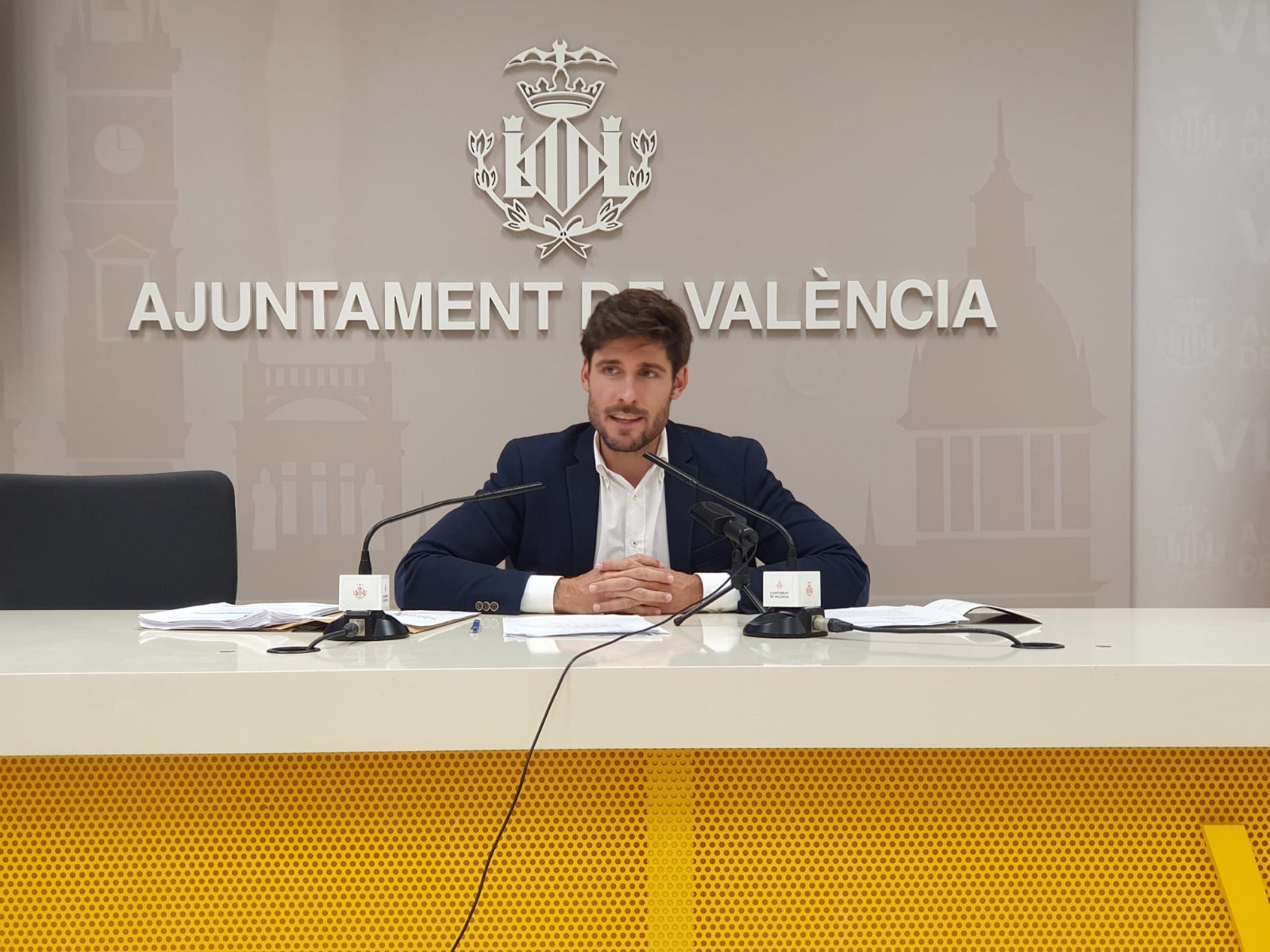 Caballero, durante una rueda de prensa tras una Junta de Gobierno.