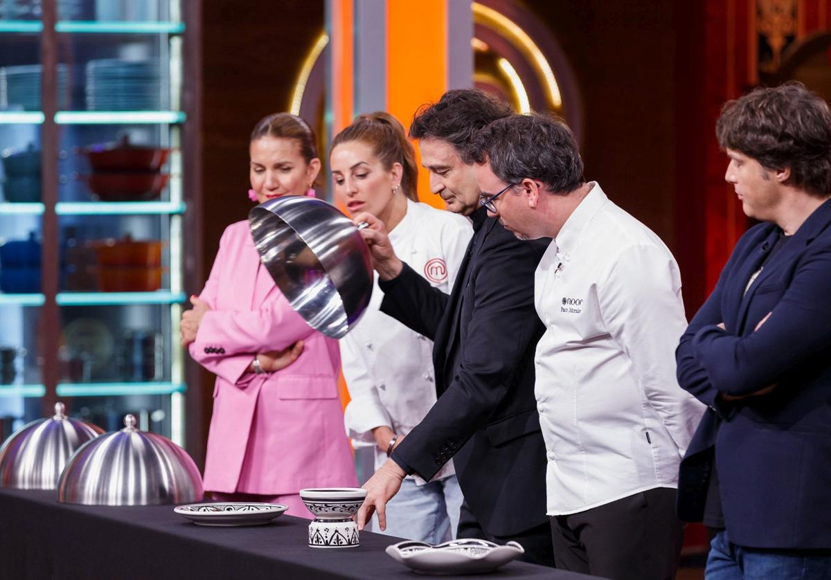 El jurado de 'MasterChef' este lunes.