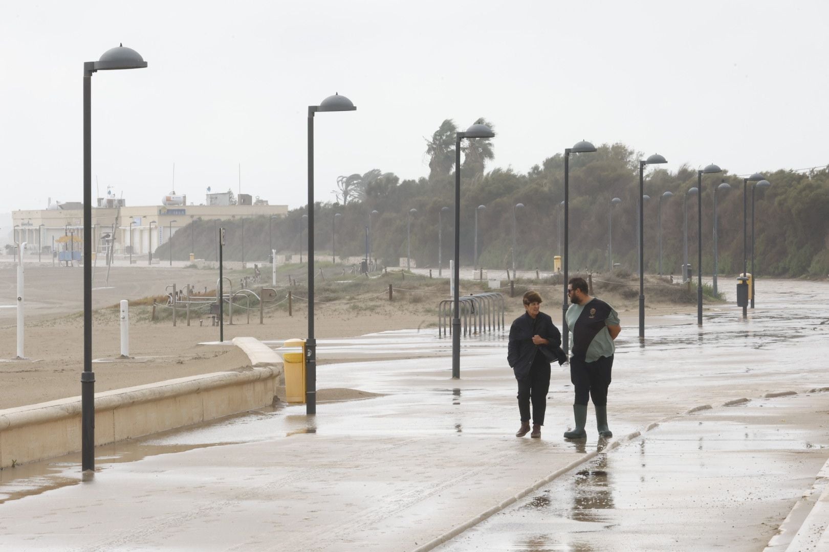 Lluvia en Valencia.