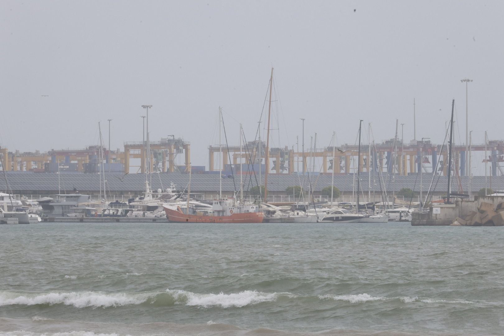 Lluvia en Valencia.