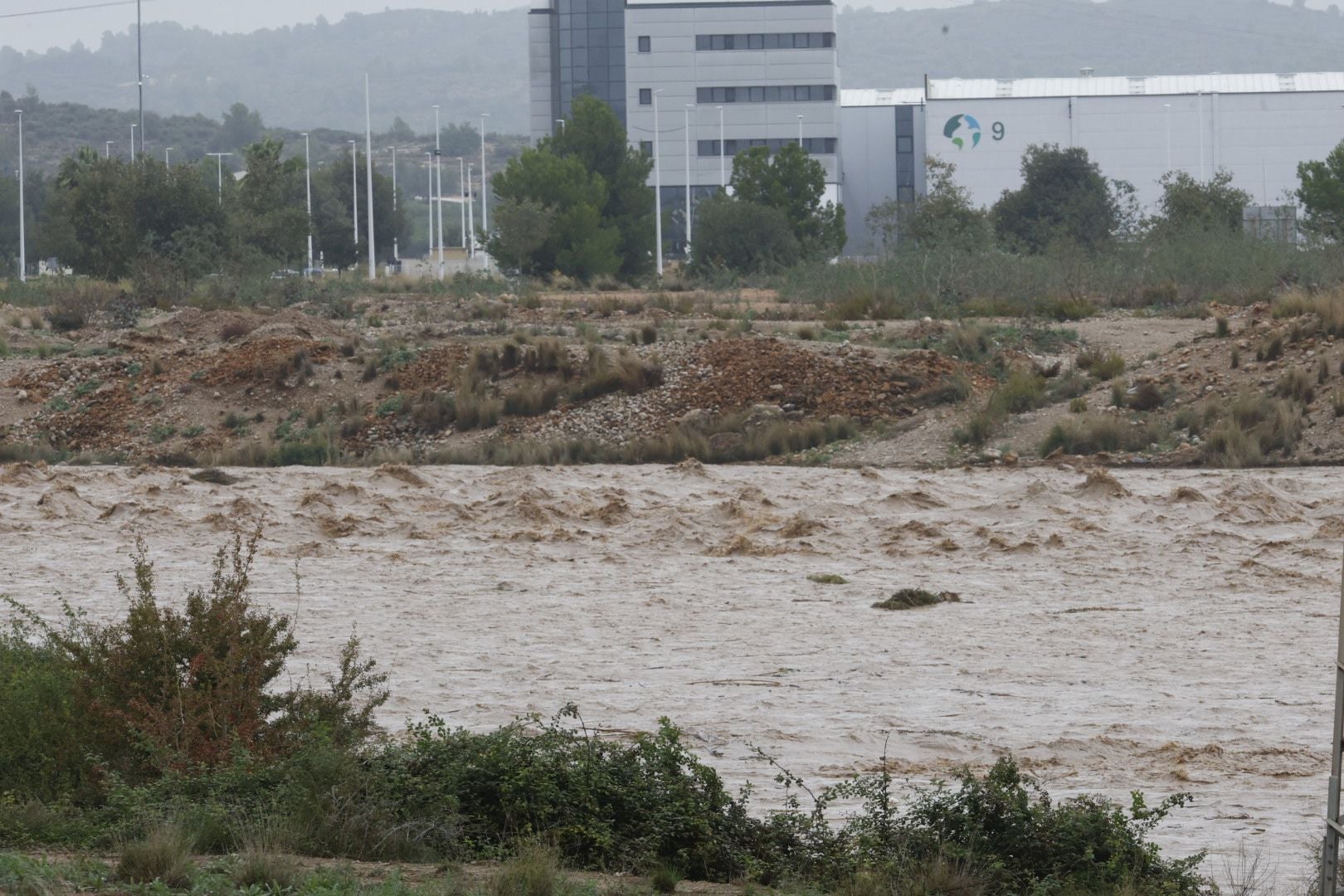 Inundación del barranco de Godelleta.