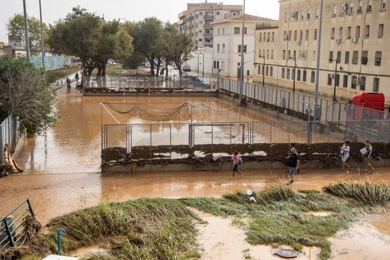 Efectos de la DANA en Valencia.