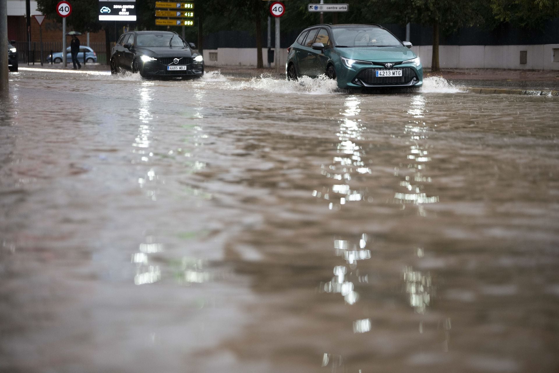 LA DANA descarga con fuerza en Castellón