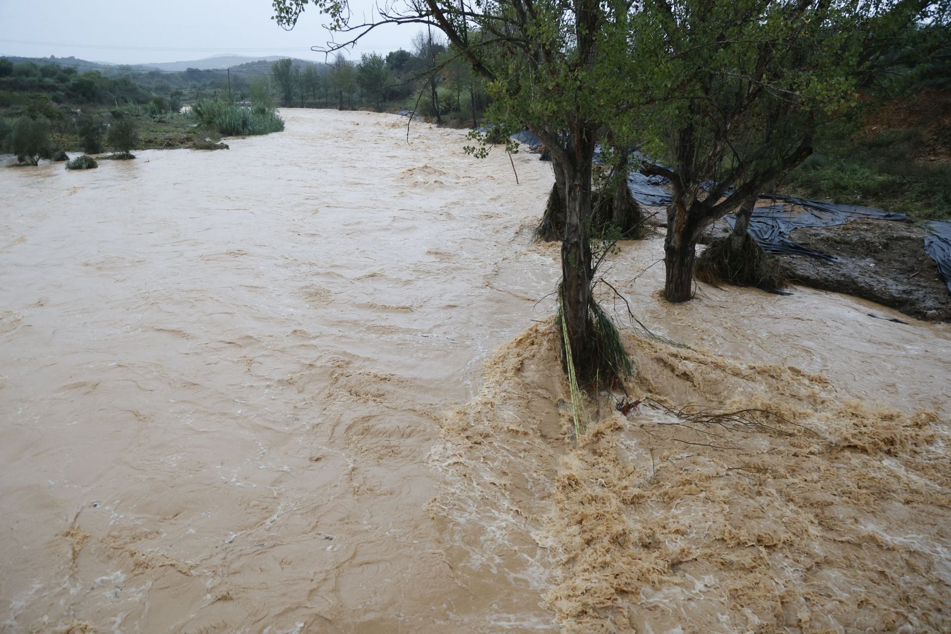 LA DANA descarga con fuerza en Castellón