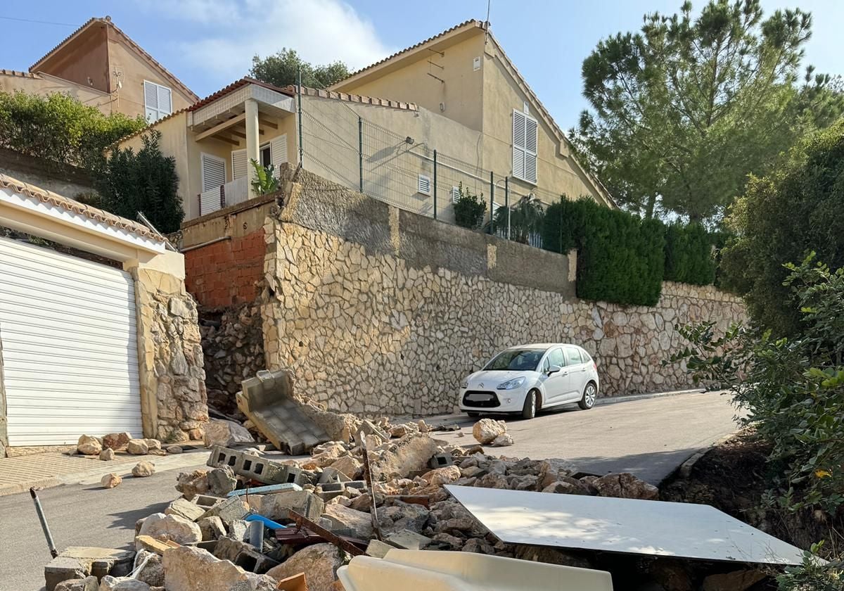 Imagen de la urbanización de Calicanto, devastada por la DANA.