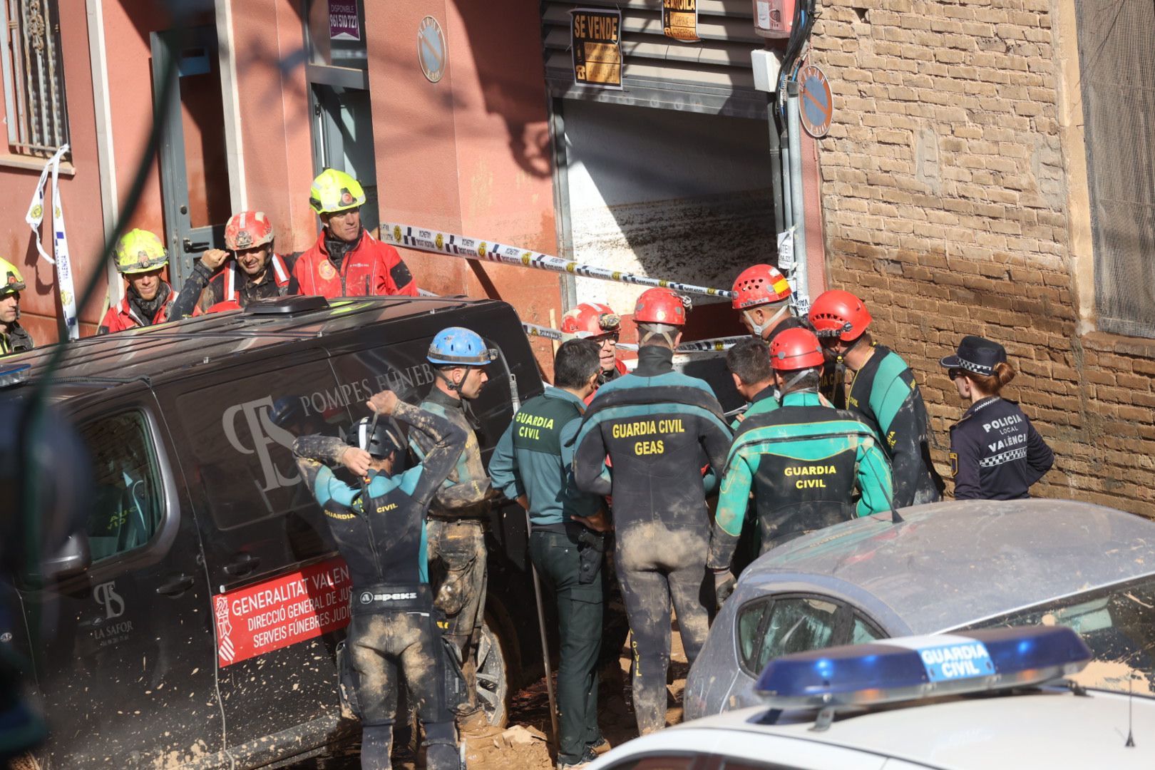 La Guardia Civil recupera víctimas mortales en La Torre