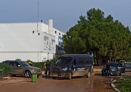 El acceso al centro comercial Bonaire, este jueves.