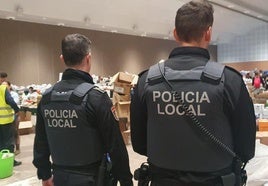 Agentes de la Policía Local de Sueca.