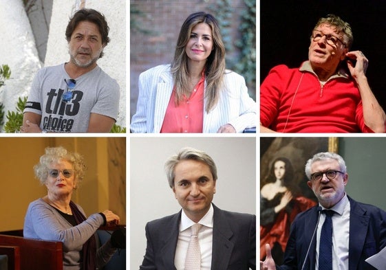 Enrique Arce, Nuria Roca, Nacho Duato, Magüi Mira, Manuel Broseta y Miguel Falomir.