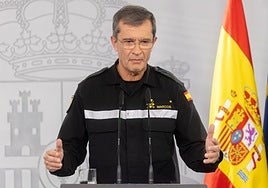 El teniente general Javier Marcos.