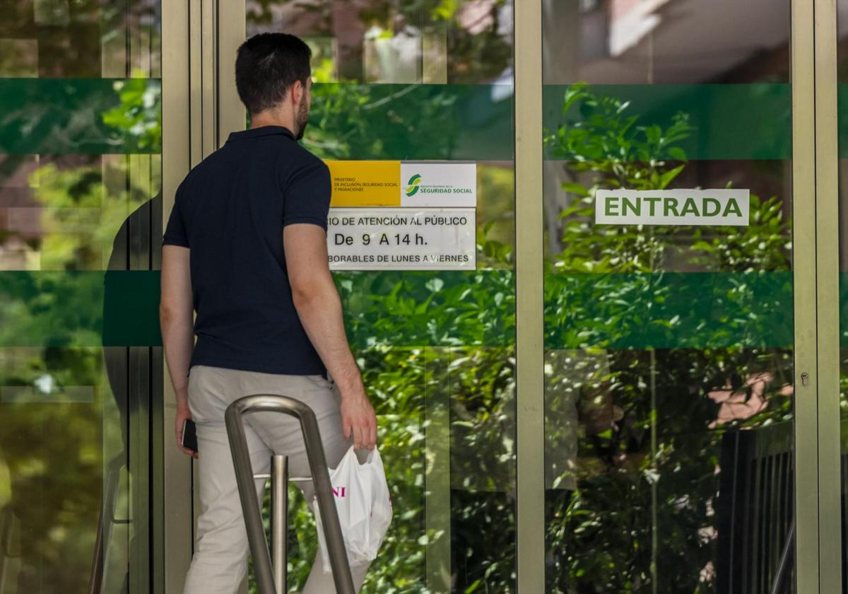 Un edificio de la Seguridad Social.