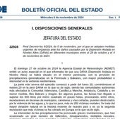 La letra pequeña del decreto de ayudas por la DANA establece un plazo límite para reclamar