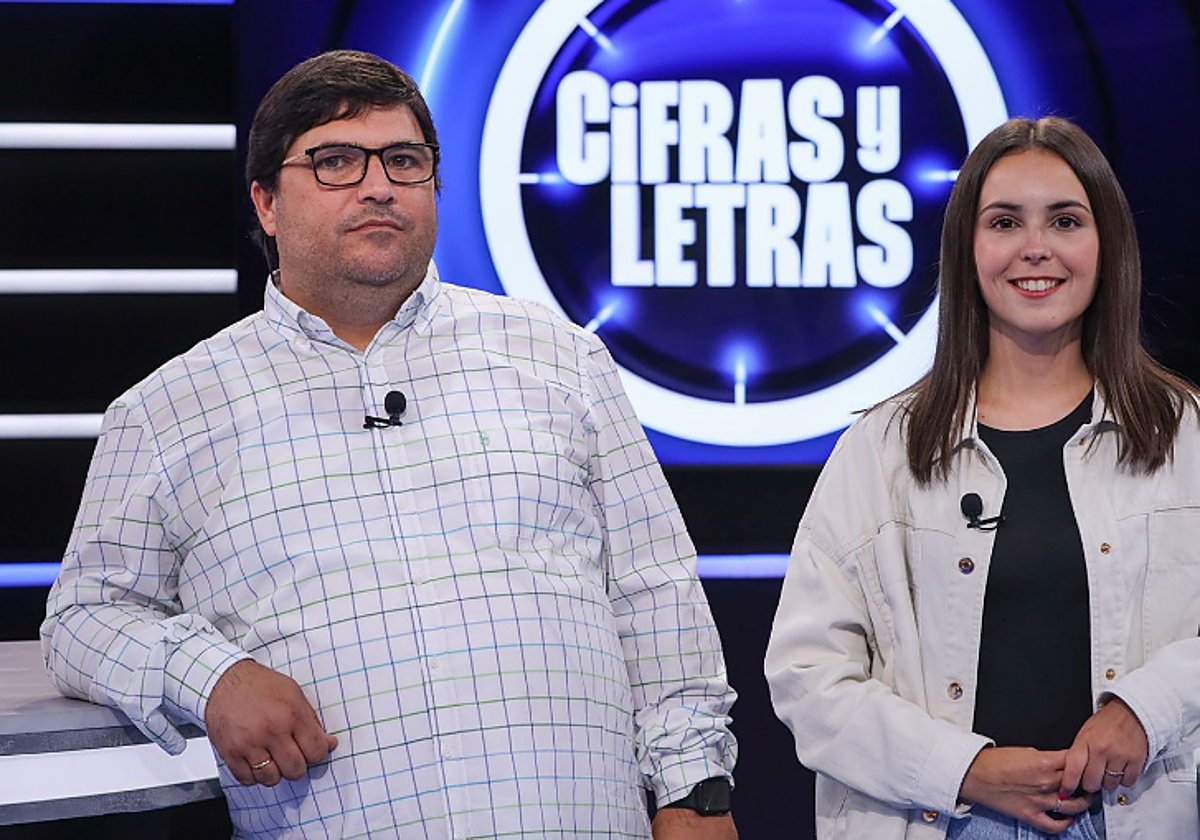 José Antonio Prado-Bassas y Carmen Ortiz, finalistas en 'Cifras y letras'.