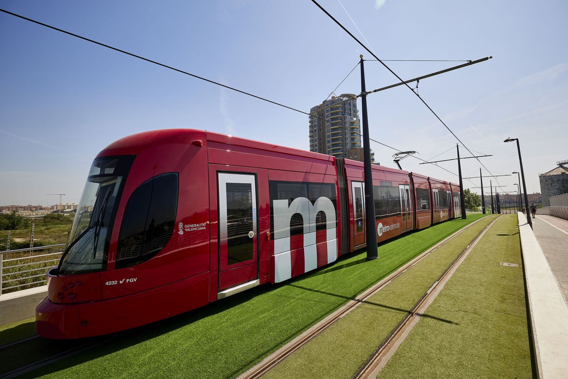 El tranvía de la linea 10 última sus pruebas.