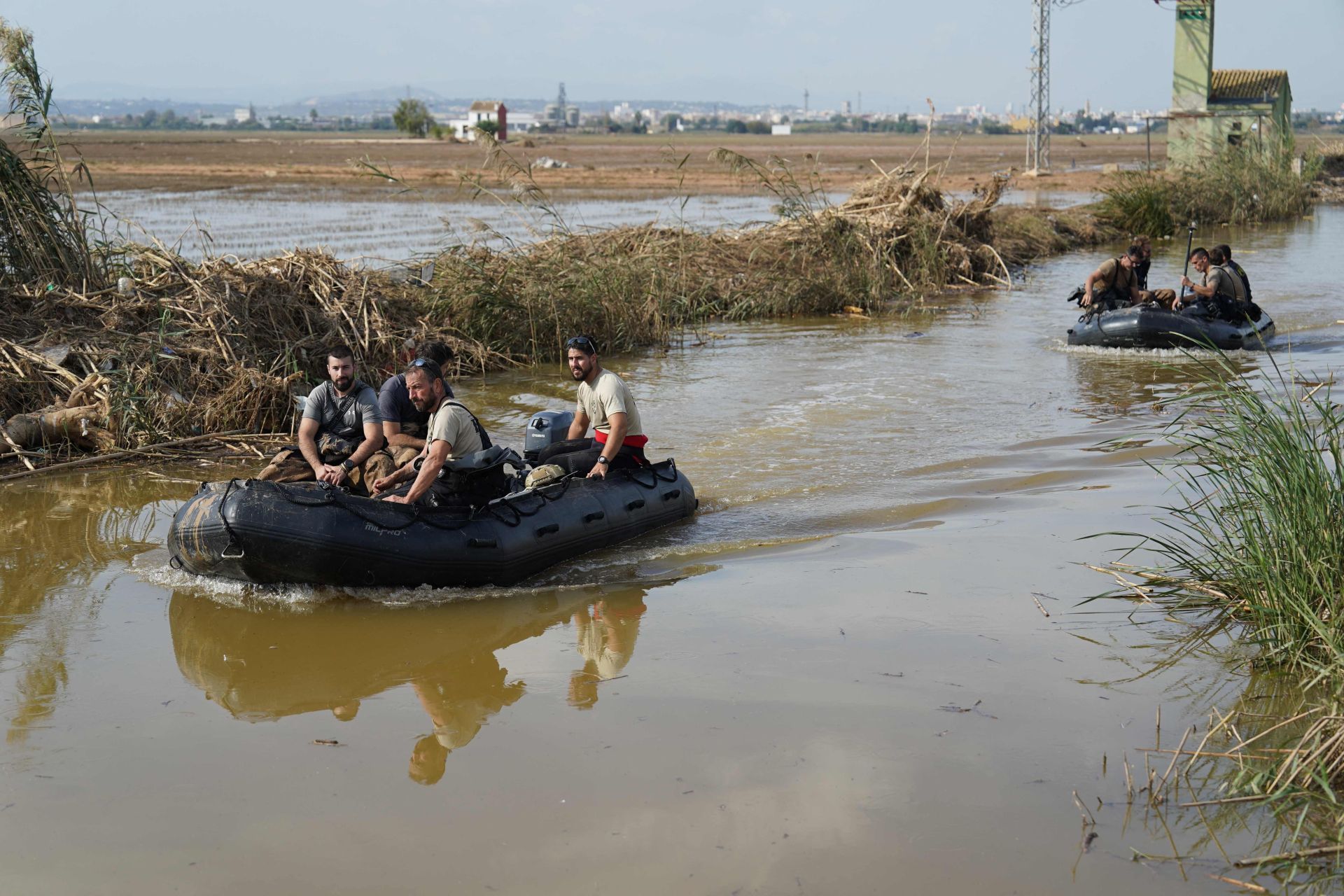 La desoladora imagen de la Albufera tras la DANA