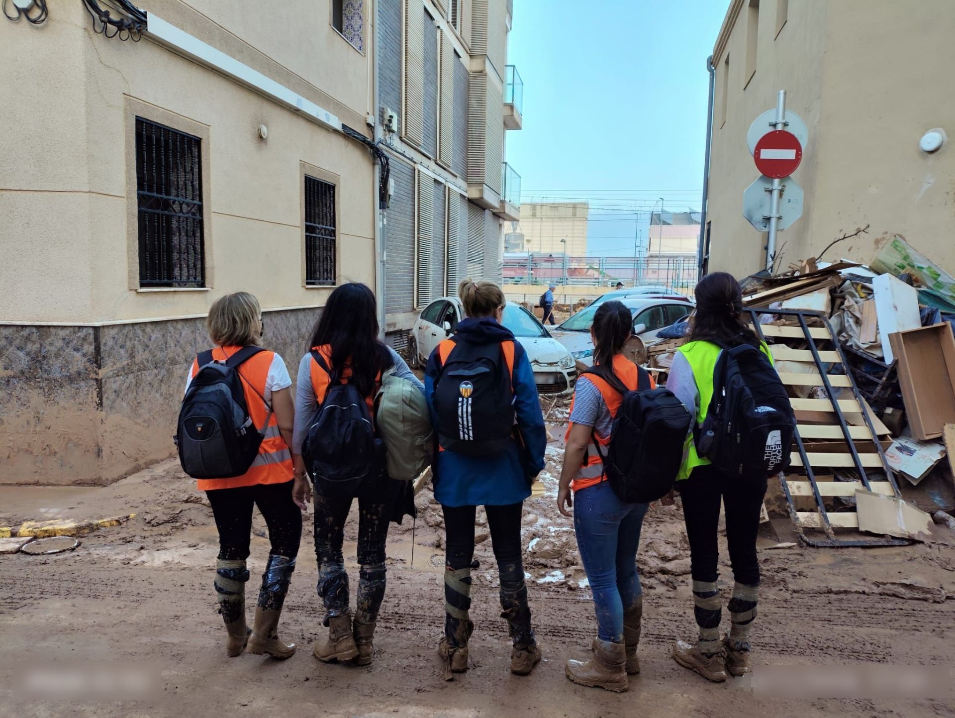 Trabajadoras sociales de la MHN en Massanassa.