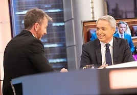 Vicente Vallés, invitado de 'El Hormiguero'.