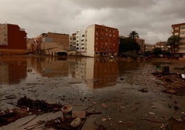 El estado en el que quedó Paiporta con la DANA.