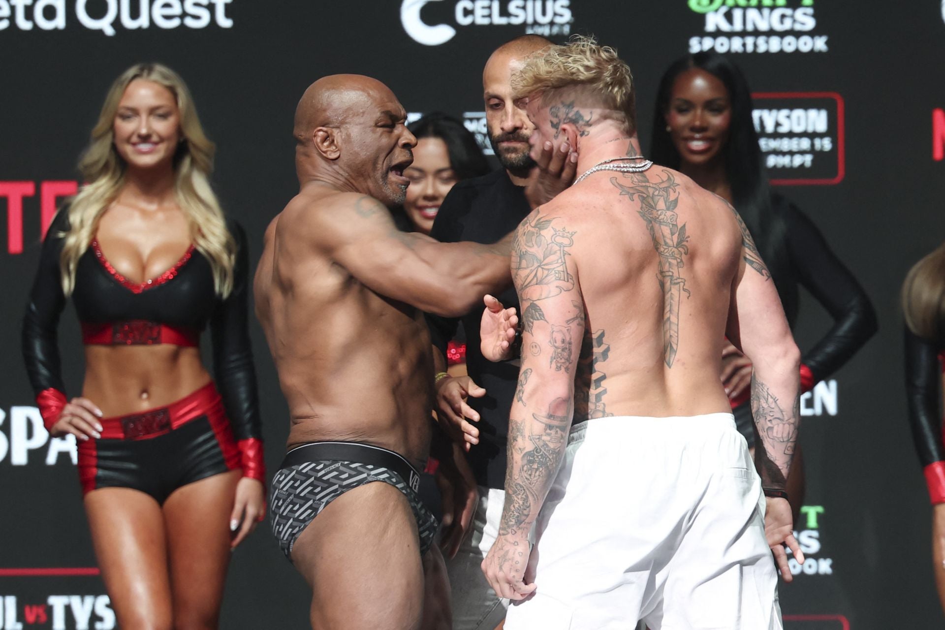 FOTOS: Previa del combate Mike Tyson-Jake Paul