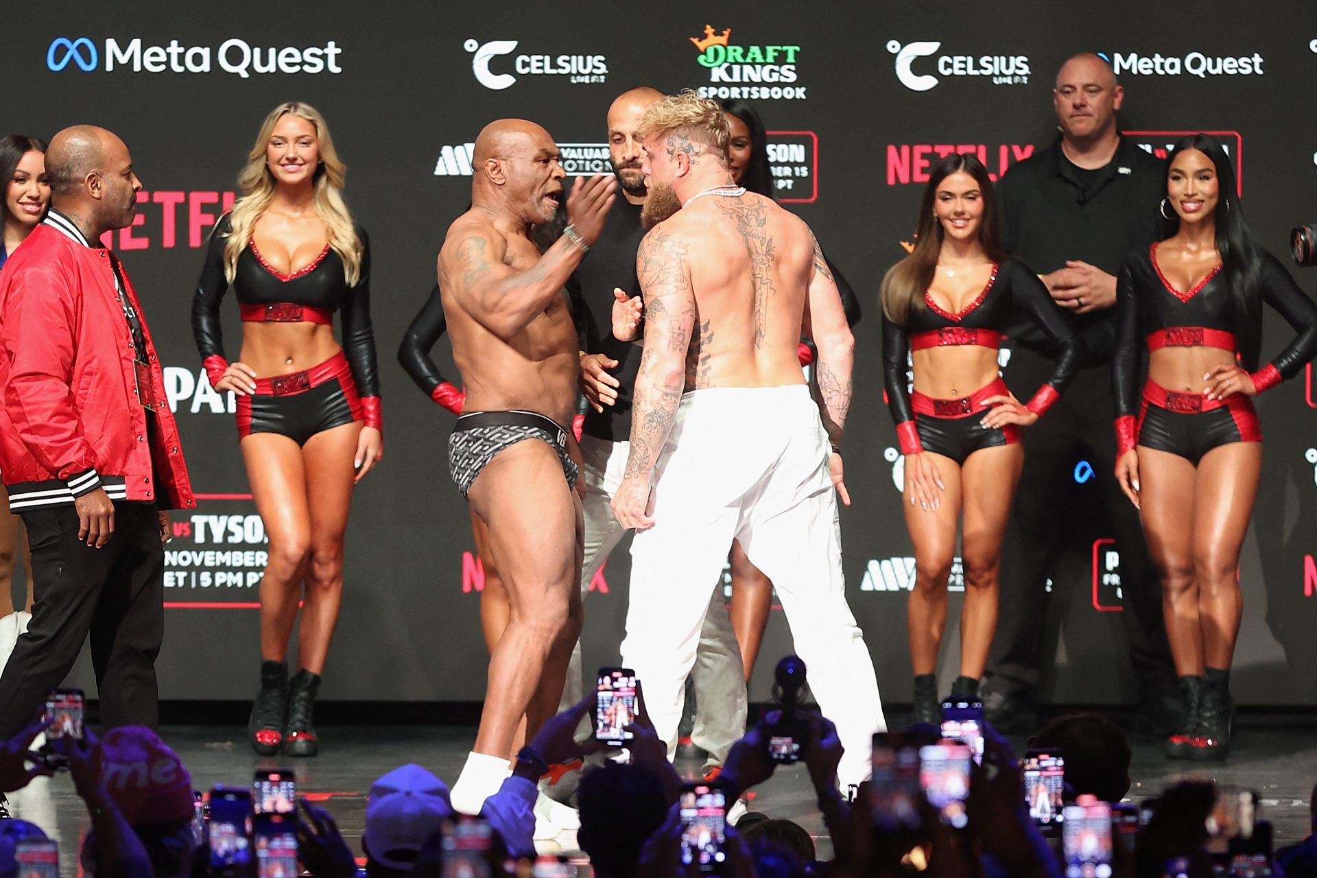 FOTOS: Previa del combate Mike Tyson-Jake Paul