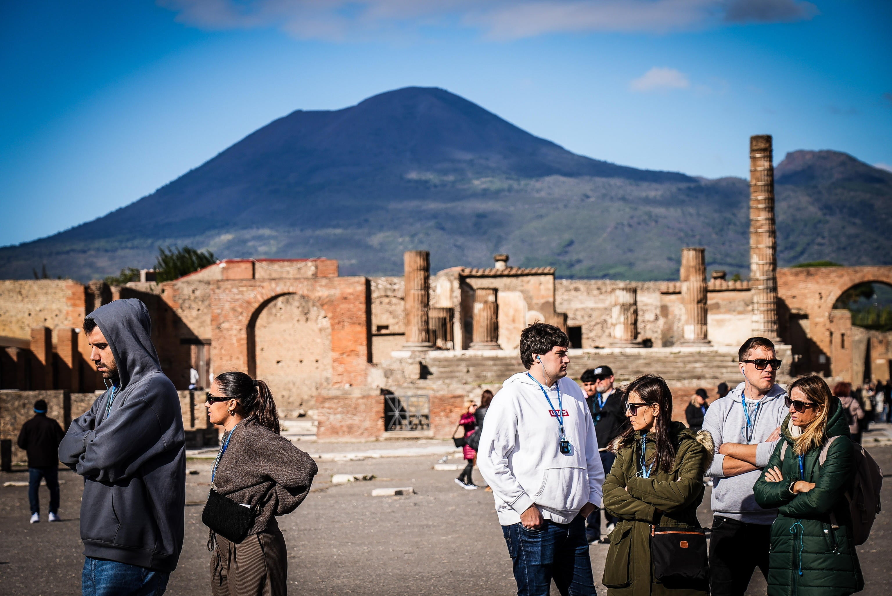 Pompeya se protege de los turistas