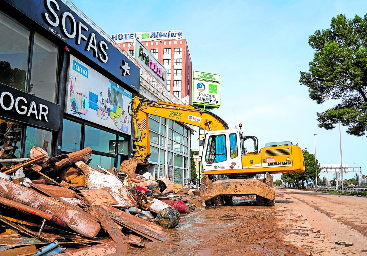 Los polígonos de los municipios afectados también dejan evidencias de la devastación provocada por la DANA.