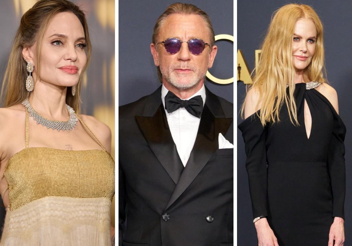 De Angelina Jolie a Daniel Craig: Las estrellas de Hollywood deslumbran en los Governors Awards