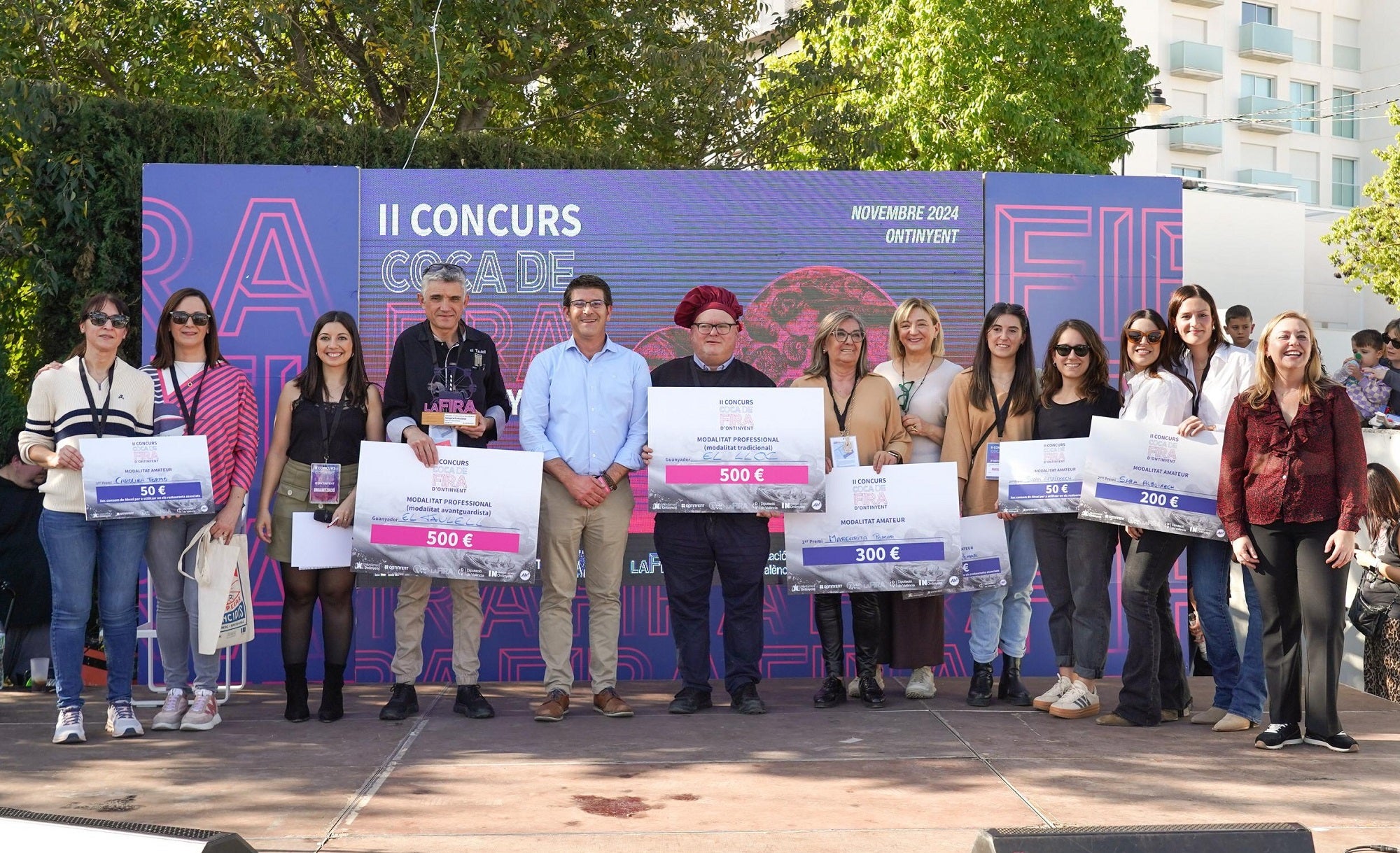 Ganadores del II Concurso de Coca de Fira.