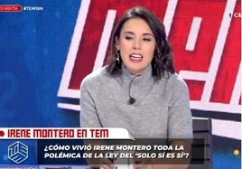 Irene Montero, nueva colaboradora de 'Todo es Mentira'.