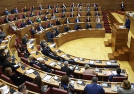 Comparecencia de Mazón por la DANA en Les Corts.