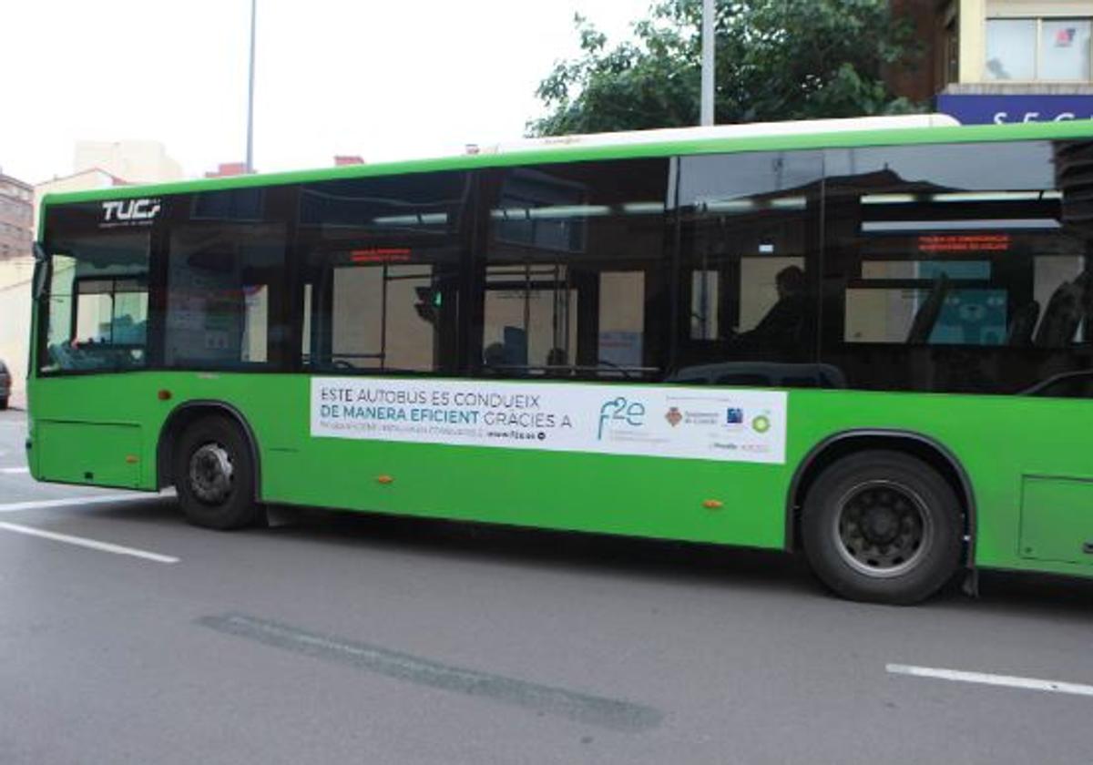 Autobuses de Castellón, en una imagen de archivo.