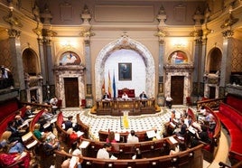 Pleno Ayuntamiento de Valencia.