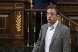 Íñigo Errejón, en el Congreso.