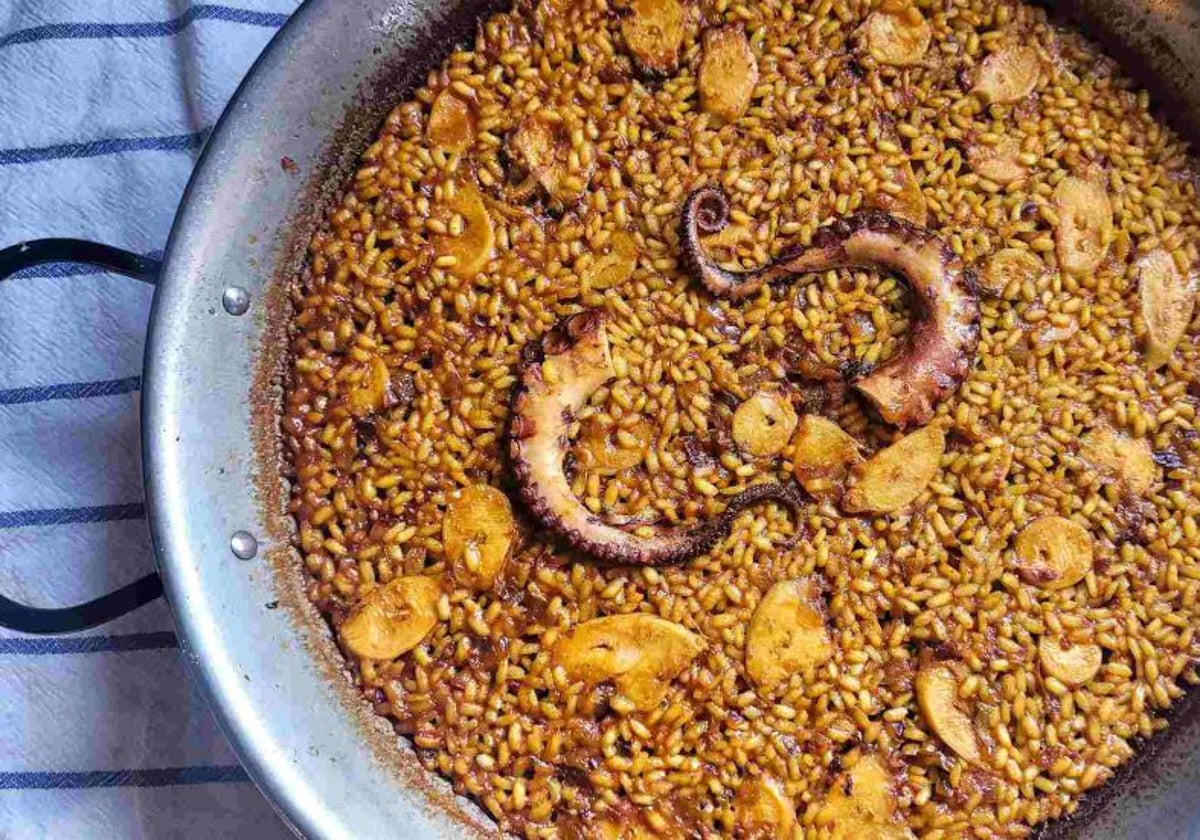 La receta del fin de semana: arroz seco con pulpo y sobrasada