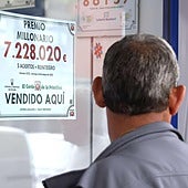 Ganadores de lotería, en una imagen de archivo.