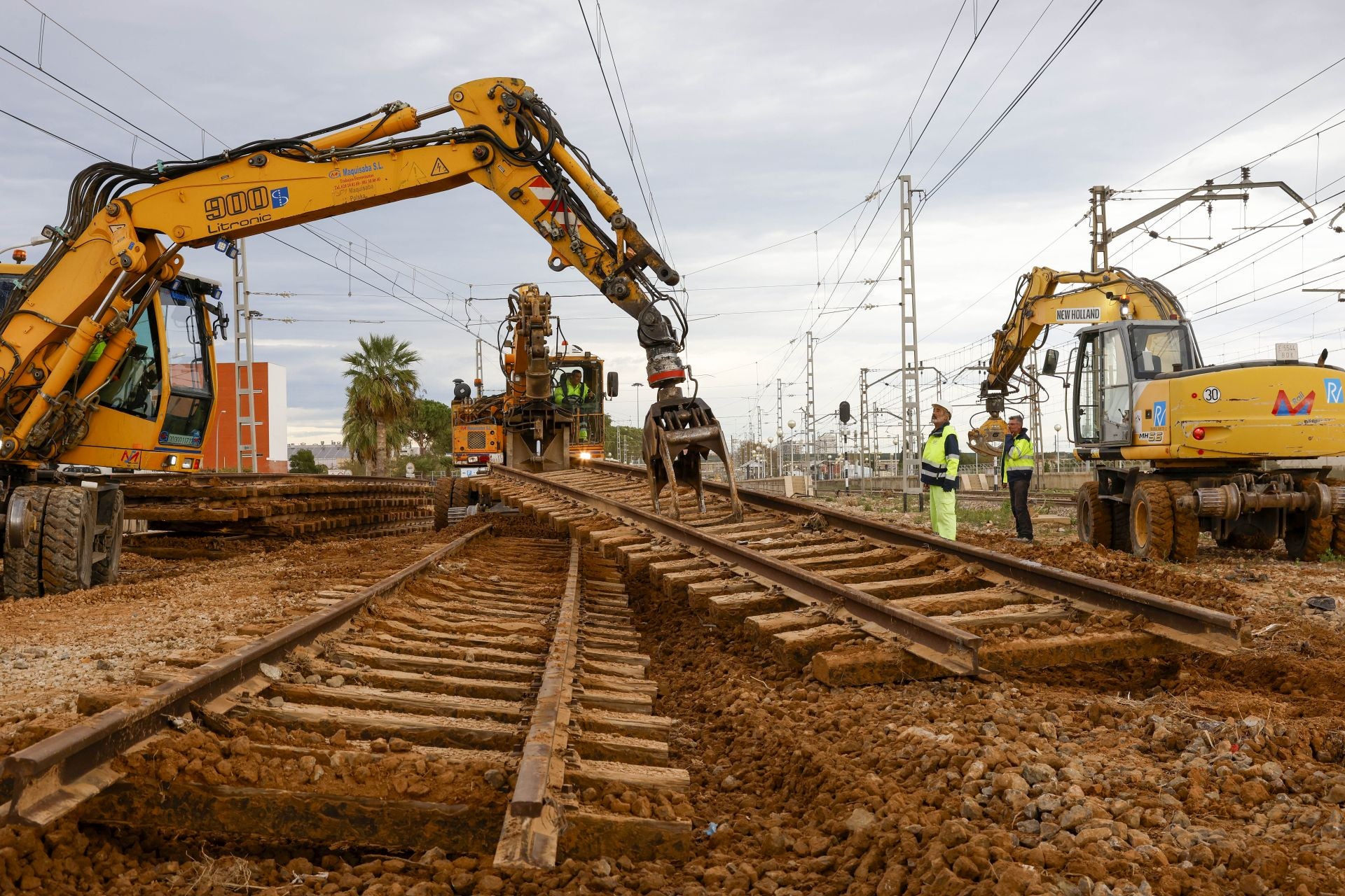 Así ha quedado la estación de València Sud tras la DANA