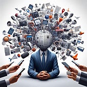 La sociedad actual vive con exceso de información.