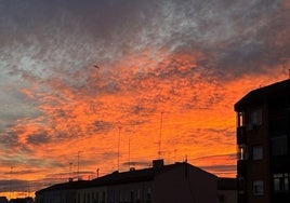 Candilazo al amanecer en Valencia.