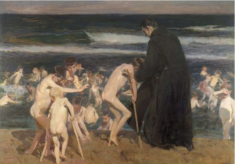 El cuadro de Sorolla 'Trista herencia'.