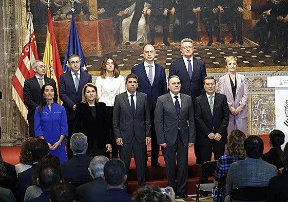 El nuevo Consell, reunido este martes por primera vez.