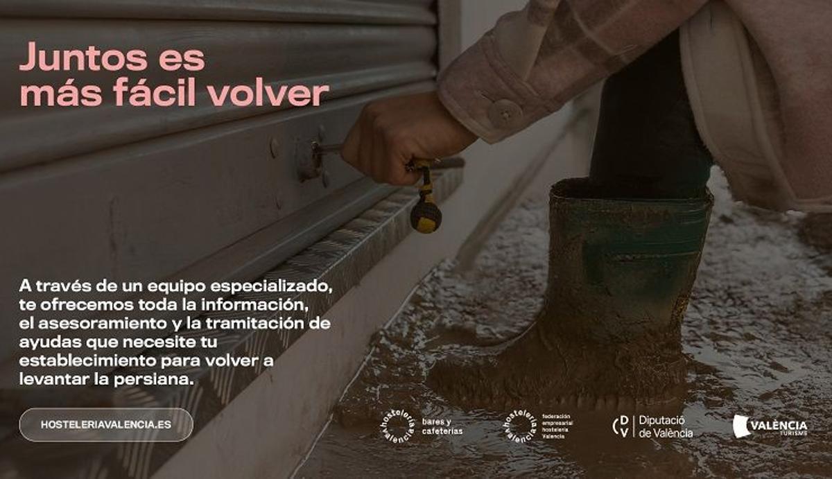 La Asociación de Bares de Valencia asesorará a los establecimientos afectados por la DANA