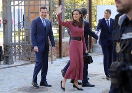 Llegada de los Reyes al acto de entrega de las Medallas de Oro al Mérito en las Bellas Artes.