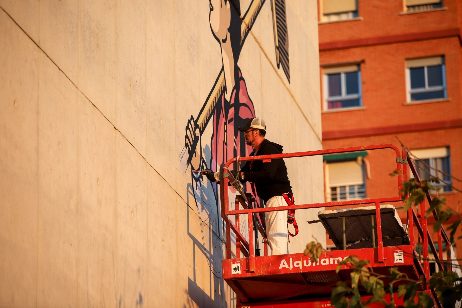 El homenaje de Paco Roca a los voluntarios de la DANA se hace mural