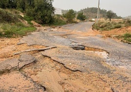 Algunos de los efectos de la DANA en el municipio.