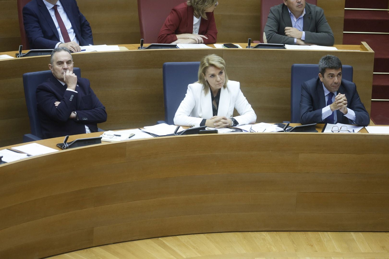 FOTOS | Sesión de control a Mazón en Les Corts