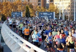 Maratón celebrado en Valencia el pasado año.